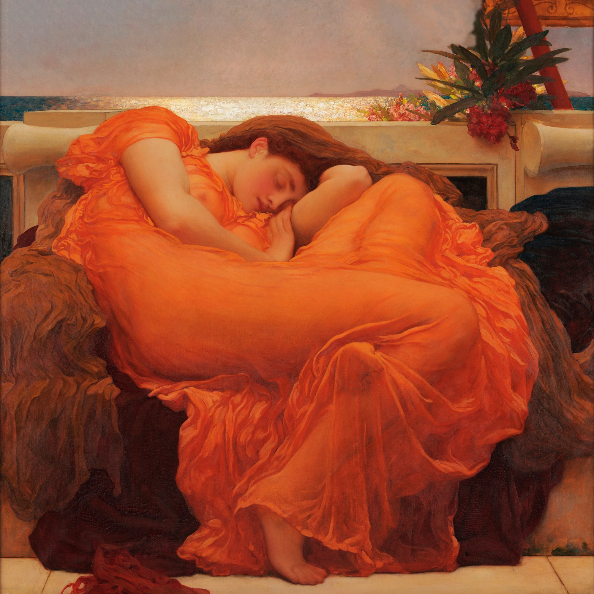 Flaming June Frederic Leighton 2000x2000px.webp
