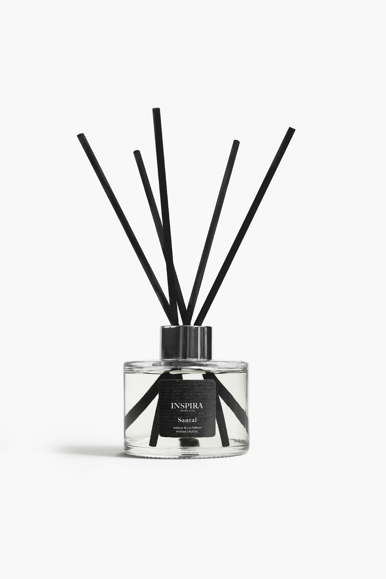 Dyfuzor patyczkowy do wnętrz o zapachu Sandal Cedar 100 ml w szklanej butelce