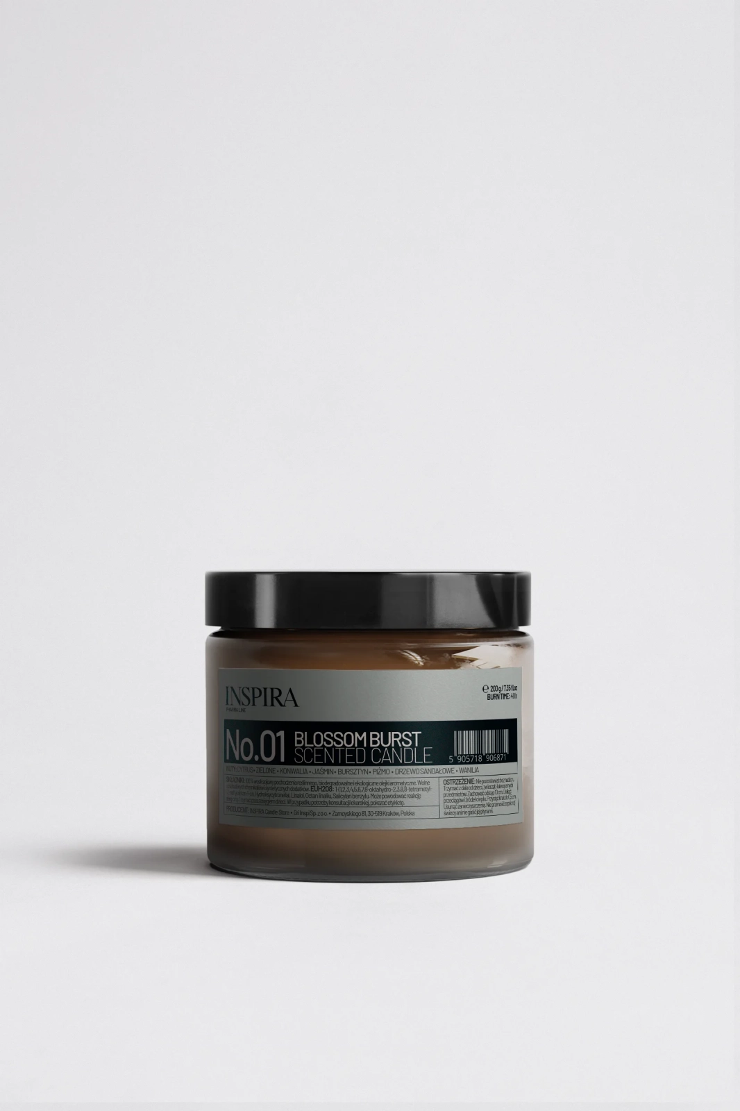 Świeca sojowa o kwiatowym zapachu 250 ml